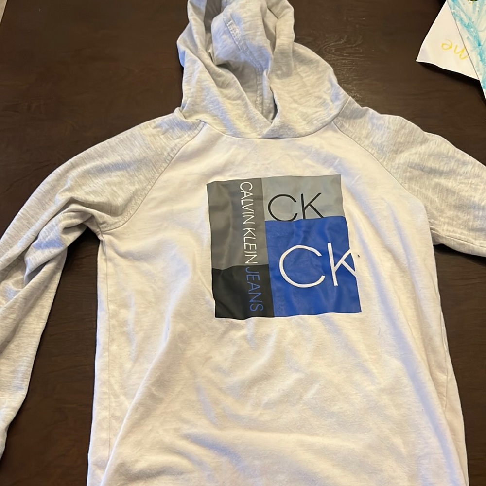 Calvin Kline hoodie long sleeve size 6